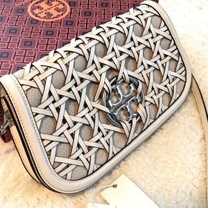 Tory Burch Miller Basketweave Bag!!!